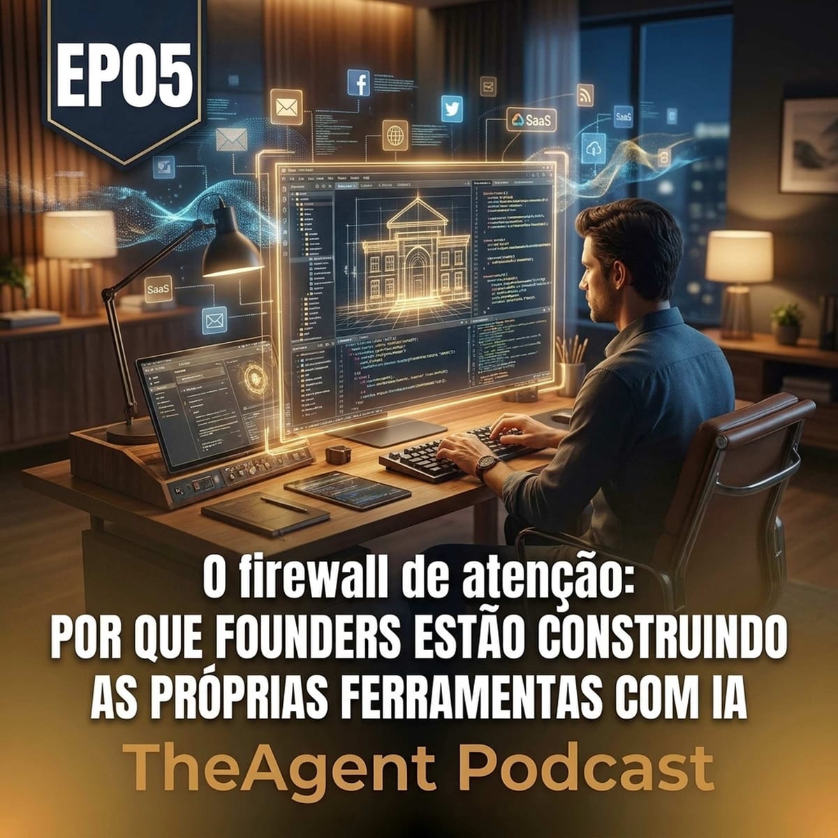 EP05 - O firewall de atenção: por que founders estão construindo as próprias ferramentas com IA